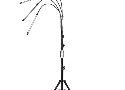 Kweeklamp - Led Voor Planten - Groeilamp - Grow Light - Bloeilamp - Plantenverlichting - 4 Panelen - Met TImer - 80 Led - USB