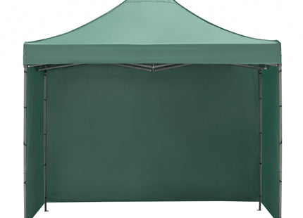 Partytent - 300x300xcm - Hoogte Verstelbaar - PVC - Polyester - Harmonica- Frame - Groen