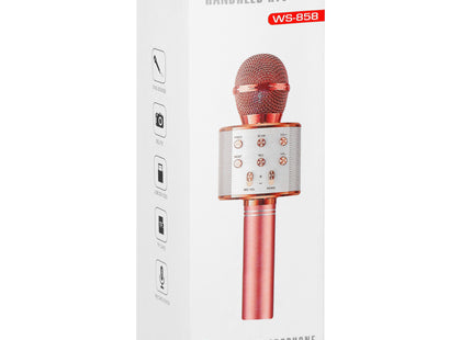 Draadloze Microfoon - Voor Kinderen - Zingen - Bluetooth - Roze