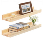 Wandplank - Boekenplank - Ophangbaar - Kruidenplank-  Grenenhout - 10 Kg - 50 cm - 2 Stuks