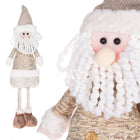 Kerstkabouter | 1 Stuk | Verstelbaar In Hoogte | Wit | 57-80 cm