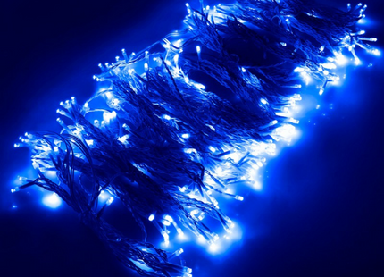 IJspegel Verlichting | 3 m | Inclusief Afstandsbediening | 306 LED | Blauw | Koppelbaar