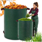 Tuinafvalzak - 300 liter - Duurzaam - Herbruikbaar - Scheurvast - Kunststof - Ø 68 cm x 84 cm hoog - Groen -