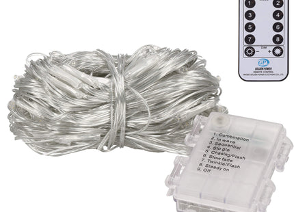 Lichtgordijn | IJspegel Verlichting | 100 LEDs | Warm Wit | 3 M