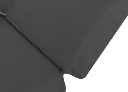 Zweef Parasol | Kantelbaar | Waterafstotend | Grafiet | Ø 350 CM