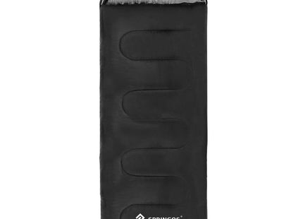 Slaapzak Kamperen - 210 x 73 cm - Dekenmodel - Inc. Draagtas - 8 t/m 20°C - Zwart