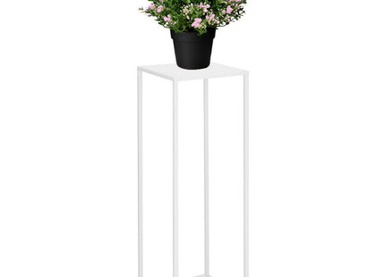 Plantenzuil | Plantentafel | Planten Etagère | Metaal Wit | 80 cm