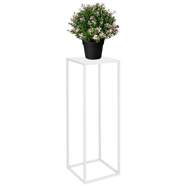 Plantenzuil | Plantentafel | Planten Etagère | Metaal Wit | 80 cm