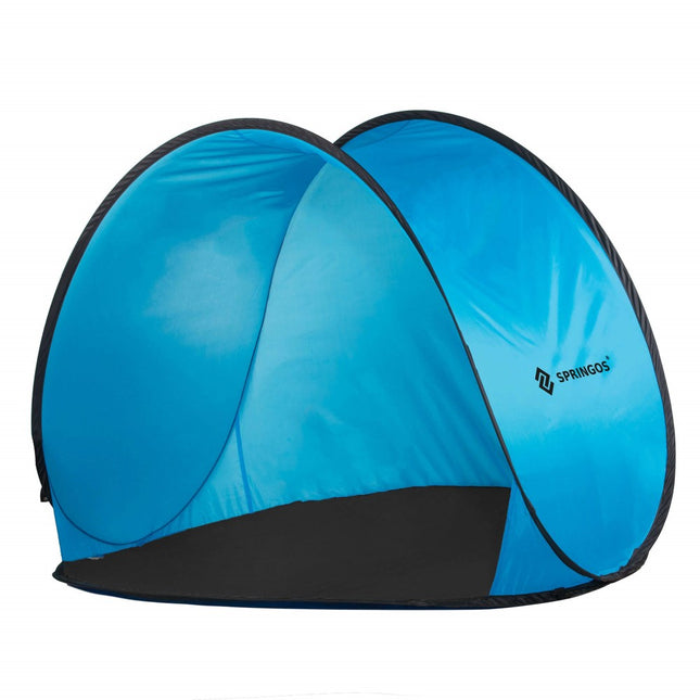 Strandtent | Pop-Up Strandtent | UV Filter | Inclusief Draagtas | 150 x 90 x 90 cm | Blauw