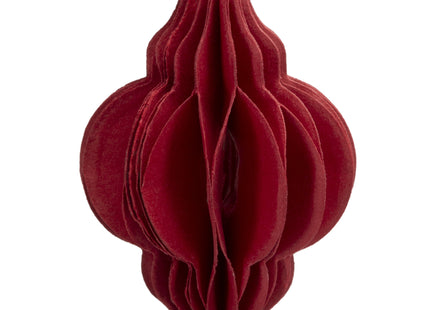 Kersthanger | Opvouwbaar | Bordeauxrood  | 4 cm | 6 Stuk
