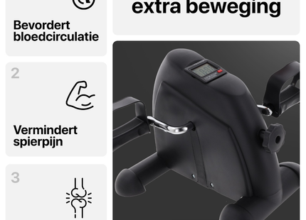 Stoelfiets | Hometrainer | LCD Scherm | Instelbare Weerstand | Met Anti Slip Mat