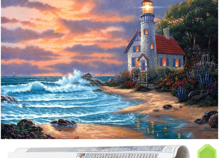 Diamond Painting - Volwassenen - Vuurtoren - 40 x 30 cm
