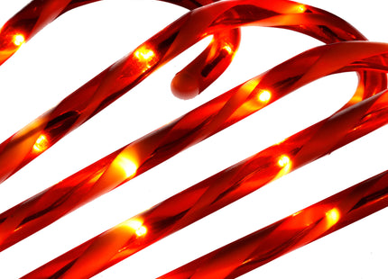Snoepstokken | Zuurstokken |  Kerstversiering | Led | 8 Stuks