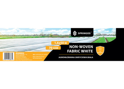 Vliesdoek - Vliesdoek Plantenbescherming - 70 G/M2 - 50 x 1.6 M