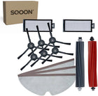 SQOON® vervangingsset geschikt voor Roborock Q5 & Q8 serie - 12-delige onderhoudskit voor robotstofzuigers