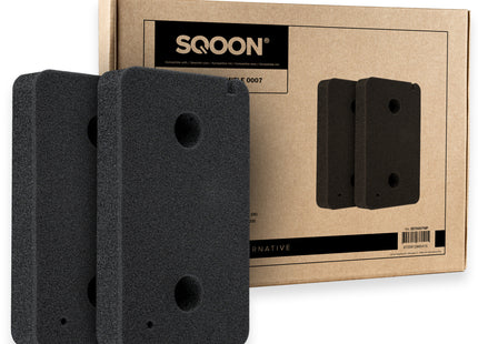 SQOON® Polyurethaan Filter – Geschikt voor Miele Wasdrogers – Vervangt Origineel 9499230 – 220x130x30 mm