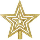 Kerstboom Piek | Ster | 15 cm | Goud