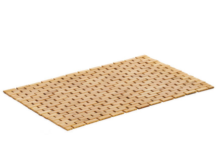 Badkamermat - Antislip - Sneldrogend -Bruin - Bamboe - 80 x 50 cm