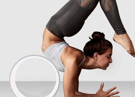 Yoga Wiel | Sport Wiel | Yoga Accessoires | 33 cm | Grijs