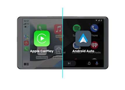 NexAdio® Carplay Scherm - Apple Carplay & Android Carplay - Touchscreen - Inclusief Achteruitrijcamera - FM Transmitter - Aux Aansluiting - 7 Inch