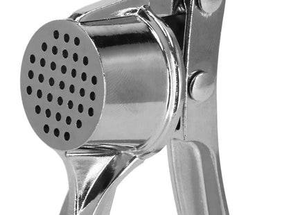Knoflookpers | RVS | 2.7 cm | Zilver