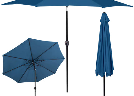 Parasol | Parasols | Kantelbaar | Met Ventilatie | Blauw | 300 cm