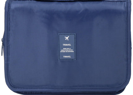 Toilettas - Make Up Tas - Cosmetica - 25,5 x 23 x 9,5 cm - Blauw
