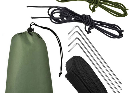 Hangmat - Klamboe - Camping - Wip - 200 KG -260 x 140 CM - Groen