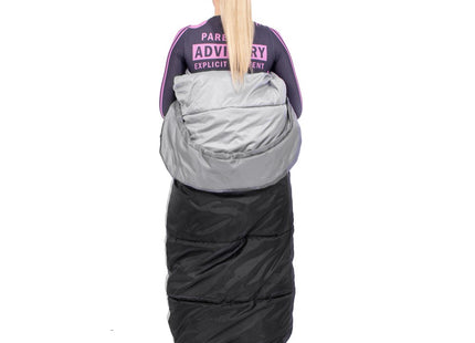Slaapzak Kamperen - 220 x 80 cm - Dekenmodel - Inc. Draagtas - 8 t/m 20°C - Zwart
