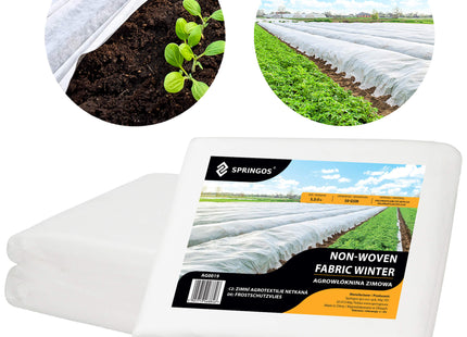 Vliesdoek - Plantenbescherming - 50g/M2 - 5x3.2 M - Wit