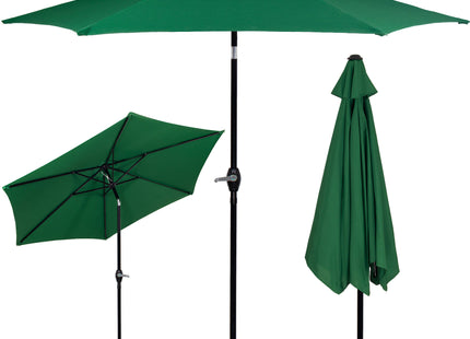 Parasol | Parasols | Kantelbaar | Met Ventilatie | Groen | 260 cm
