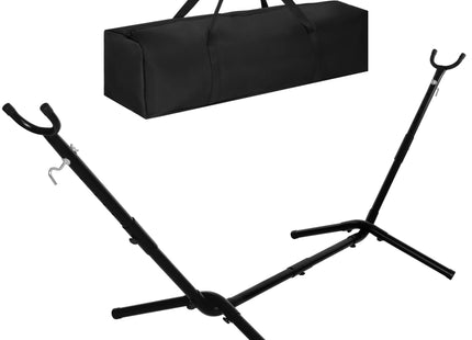 Hangmatstandaard | Eenvoudige Montage | Weerbestendig | 270 x 99 cm | Metaal | Zwart