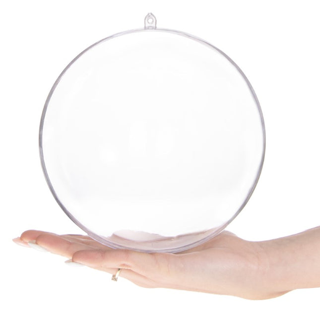 Hobby/DIY Kerstbal | 1 Stuk | 16 cm | Transparant
