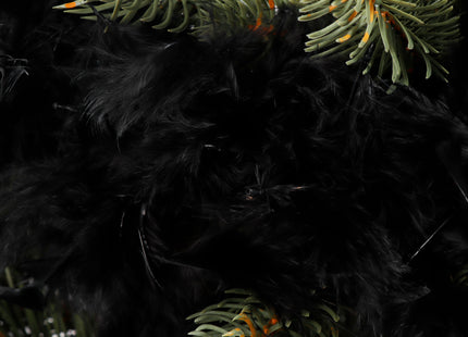 Kerstboa | Kerstslinger | 1.8 m | Zwart