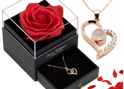 Eeuwige Roos - Geschenkdoos - Geschenkbloem - Valentijnsdag - Liefde - Rood