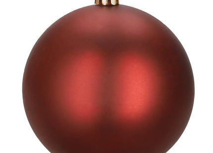 Kerstballen | 9 Stuks | 8,5 cm | Rood