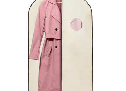 Kledinghoes - Kleding Organizer - Opberghoes - Venster - Ritssluiting - Crème - 130 cm