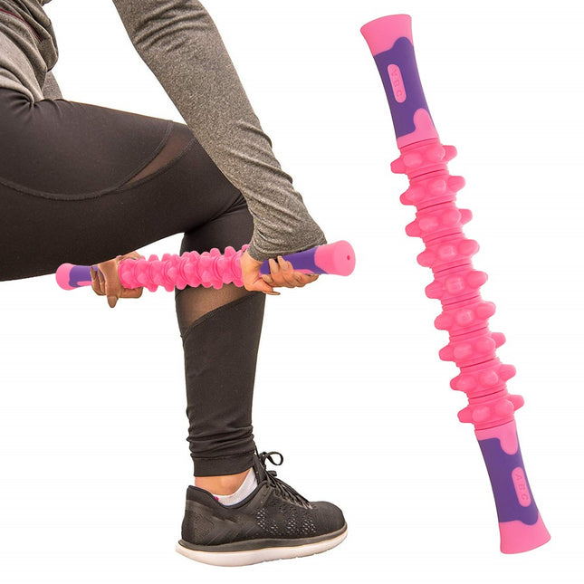 Massage roller | Triggerpoint roller | Massage accecoires | Roze | 45 CM