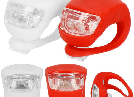 Fietslamp | Fietslicht | Fietsverlichting | Achterlicht fiets | Wit/Rood