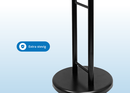 Dressboy - Kledingstandaard - Kledingrek - Kledingstang - Metaal - Zwart