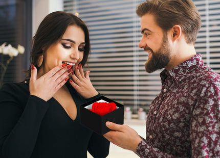Eeuwige Roos - Geschenkdoos - Geschenkbloem - Liefde - Valentijnsdag - Zwart