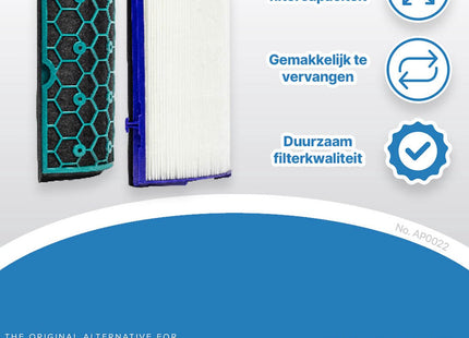 SQOON® - Luchtfilter geschikt voor Filter Dyson luchtreiniger HEPA o.a. DP04/HP04/TP04 - Model 969048-05