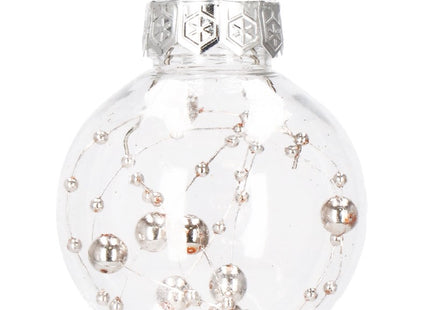 Kerstballen | 30 Stuks | 6 cm | Transparant/Goud