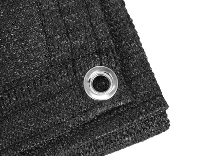 Balkonscherm - Privacyscherm - Hoge Kwaliteit - Waterbestendig - UV-bescherming - 1x7 m - 95% -Antraciet - PVC