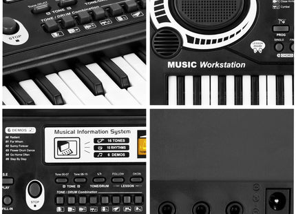 Keyboard - Inclusief Microfoon - Piano - 61 Toetsen