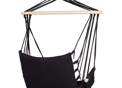 Hangstoel | Binnen & Buiten | Met Armleuning | Belastbaar tot 150 kg | 130 x 90 cm | Zwart