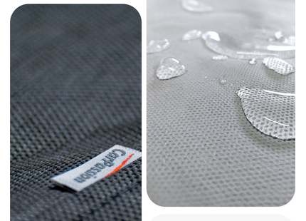 CarPassion  Motorhoes - Beschermhoes - Waterdicht & Vorstbestendig - Maat M - Grijs - 225 x 104 x 123 cm