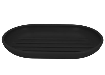 Badkameraccessoiresset - Prullenbak - Toiletborstel - Zeepdispencer - Tandenborstelbeker - Zeepbak - Mok - Zwart