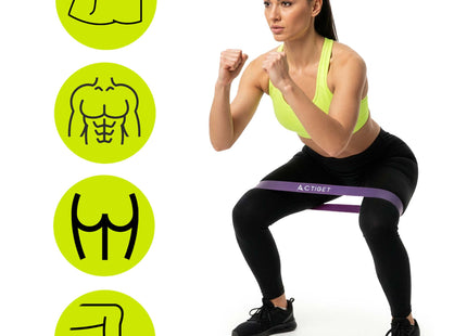 Weerstand Band Set | Weerstandselastieken | Weerstands Set | Fitness Elastiek | Multicolor | 5 Stuks | 1-20 KG