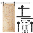 Schuifdeursysteem | Schuifdeuren & Toebehoren | Bladdikte 35-45 mm | 183 cm | Tot 100 kg | Matzwart
